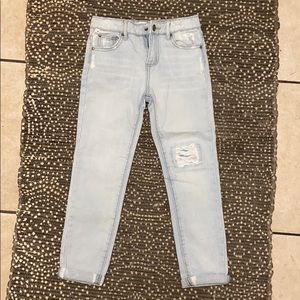 Cotton on kids white denim jeans size 7